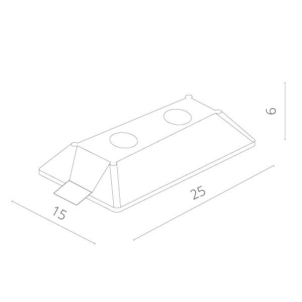 Встраиваемый светильник Arte Lamp A9214PL-2WH