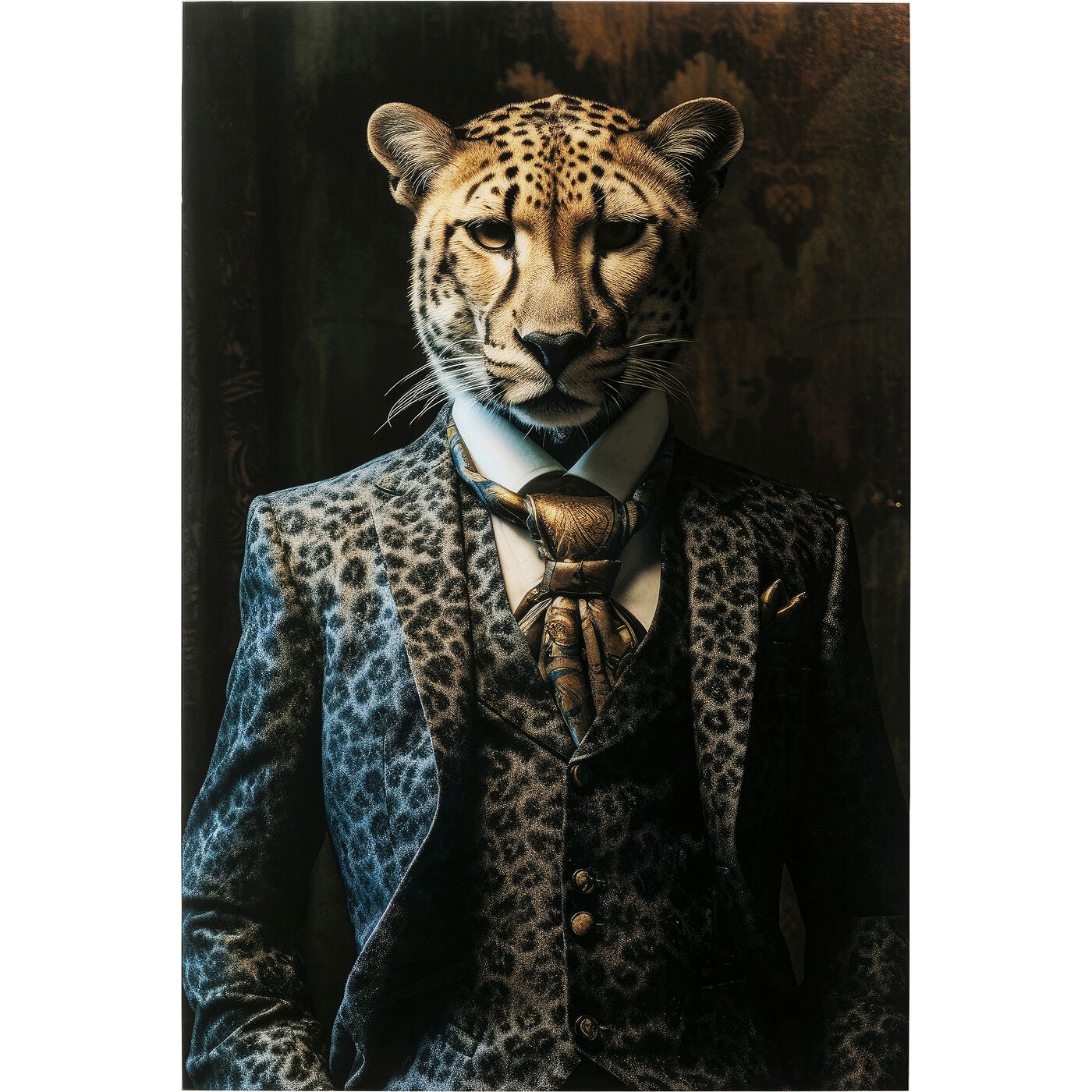 Картина стеклянная Mister Leo 100x150 см KARE 56271