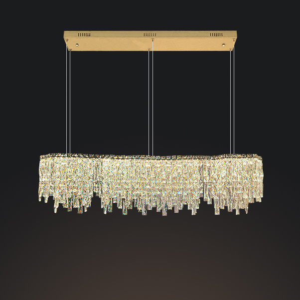 Реечный, рядный светильник MICHELLE LONG L150 Brass by ImperiumLoft