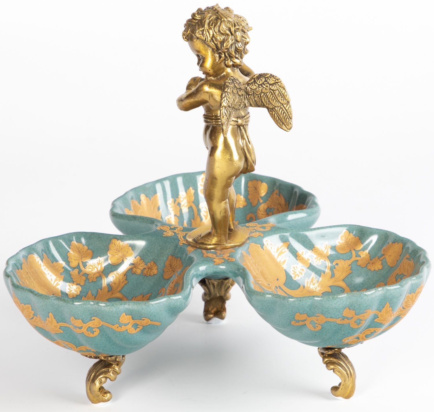 Менажница с ангелом Glasar 31G2197/C618EC/NB4199