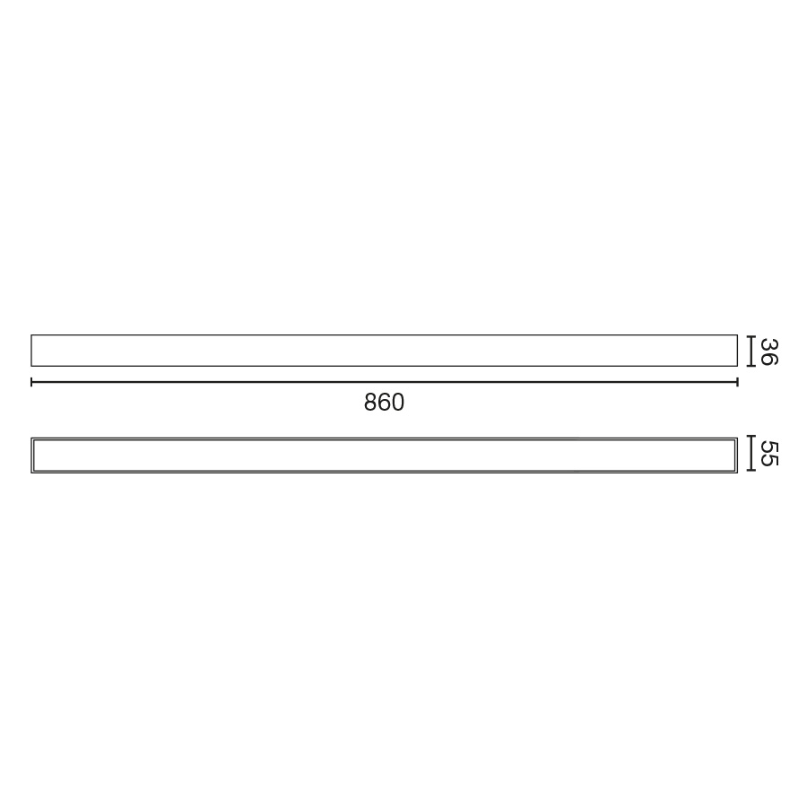 Встраиваемый светильник Via EVO 860 20W 4000K черный PRISM. DALI Faro