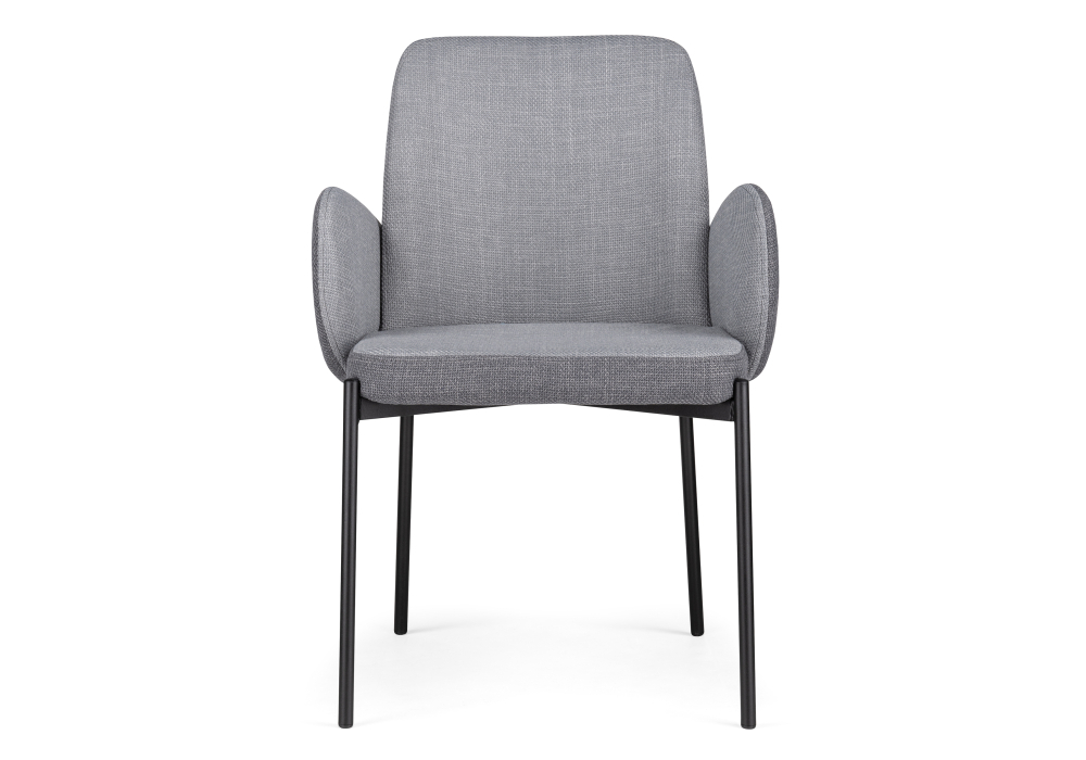 Стул Woodville Азуку серый / черный 528451