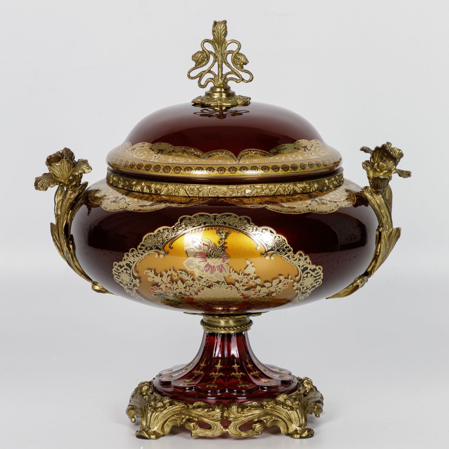 Чаша с крышкой Glasar 61-013