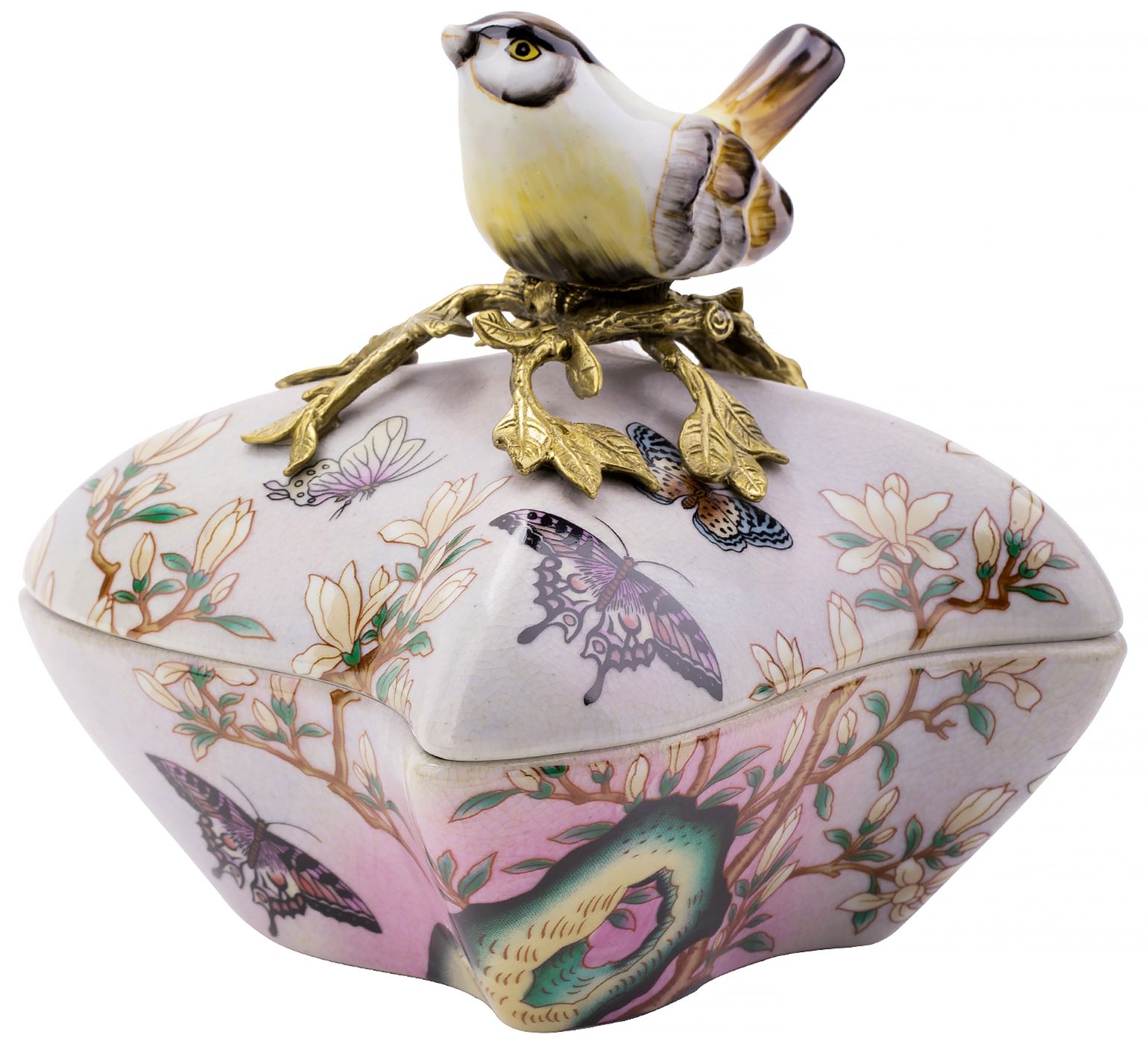 Шкатулка с птичкой Glasar 31G2594/B1321EHCS/HP1535