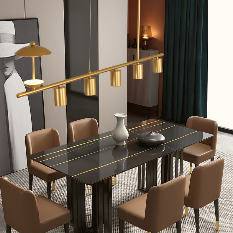Подвесной светильник HETLEY L100 Gold Black by ImperiumLoft