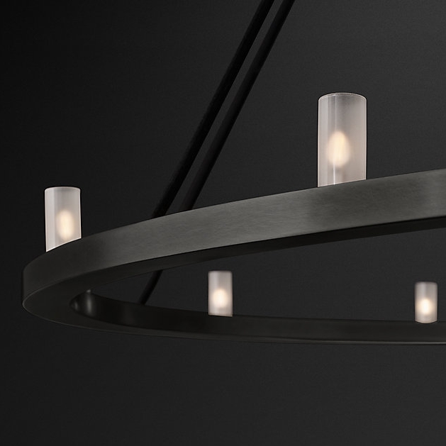 Люстра Restoration Hardware Rennes Round 48" Bronze