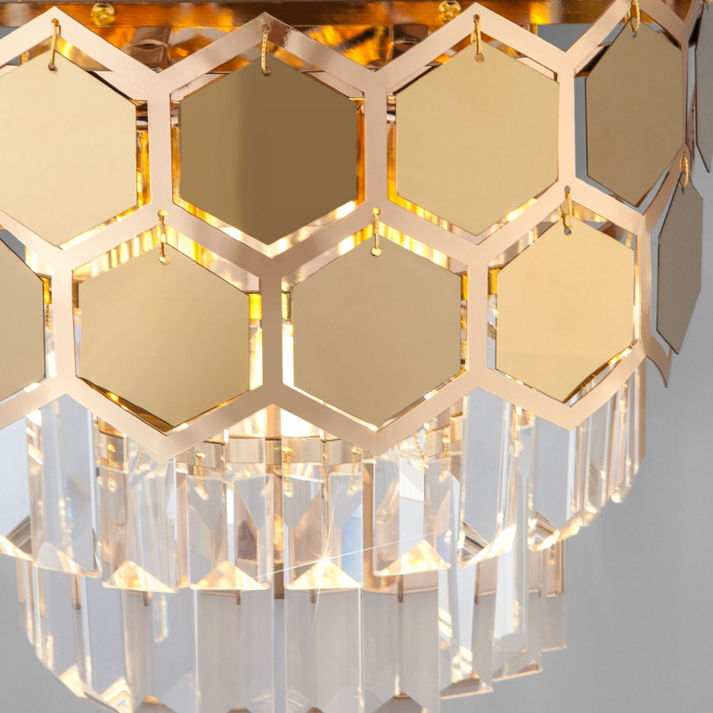 Бра Eurosvet 10124/2 золото/прозрачный хрусталь Strotskis (1011