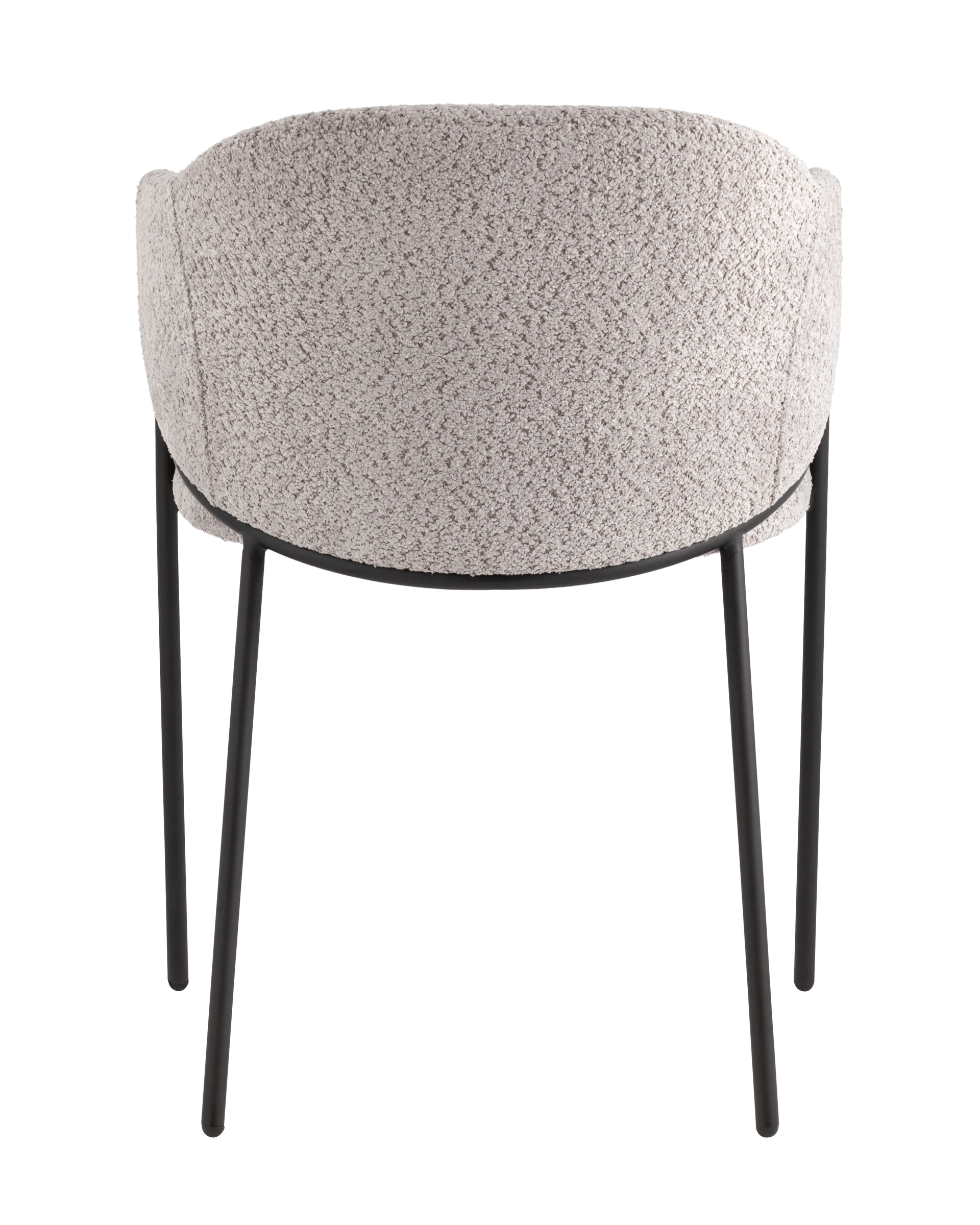 Стул Brace букле серый Stool Group