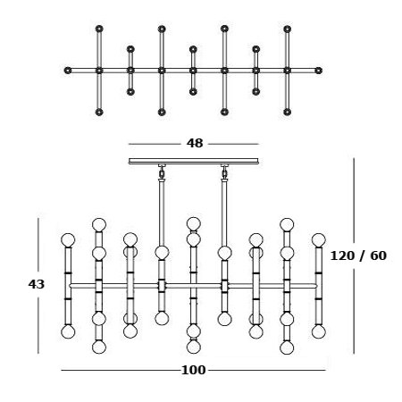 Люстра Meurice Rectangular Chandelier Jonathan Adler by ImperiumLoft Люстра Meurice Rectangular Chandelier Jonathan Adler by ImperiumLoft