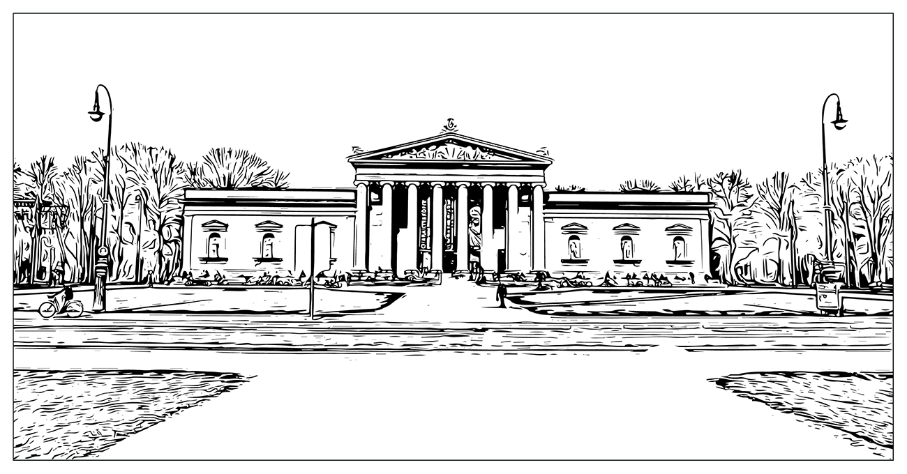 Постер "Дворцовый ансамбль-1" Garda Decor 54STR-PALACE1