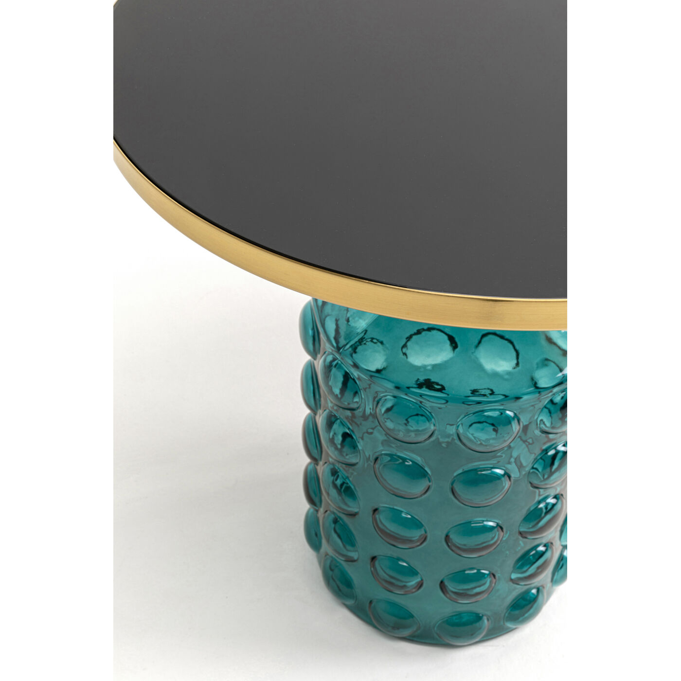 Стол приставной Lola Blue Ø50cm KARE 70648