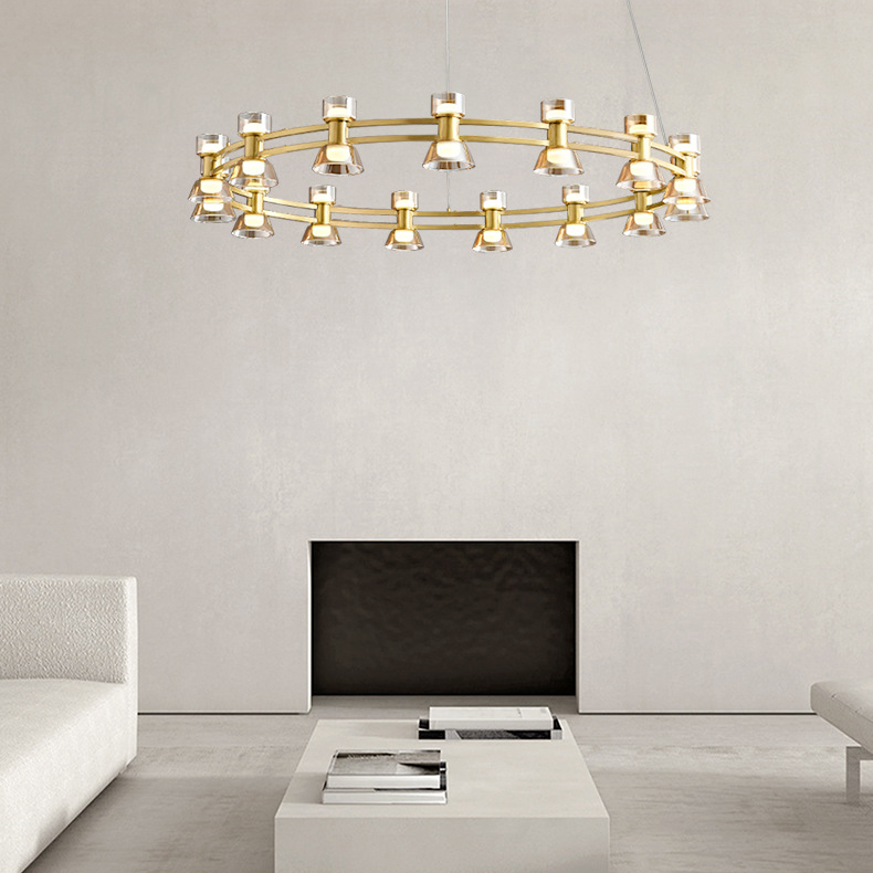 Подвесная люстра BLASIUS D83 Brass by ImperiumLoft