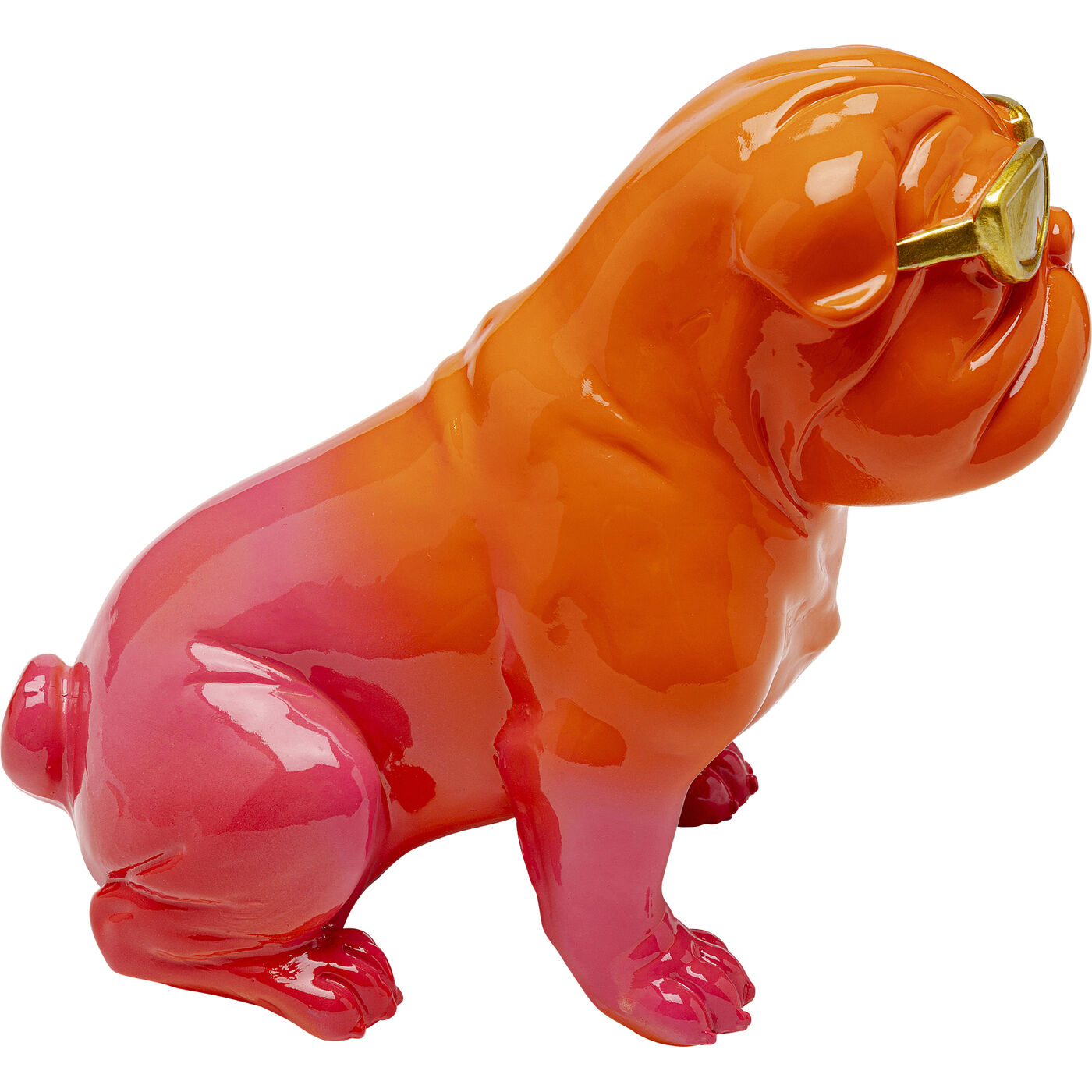 Фигура декоративная Fashion Dog Orange 17 см KARE 57056
