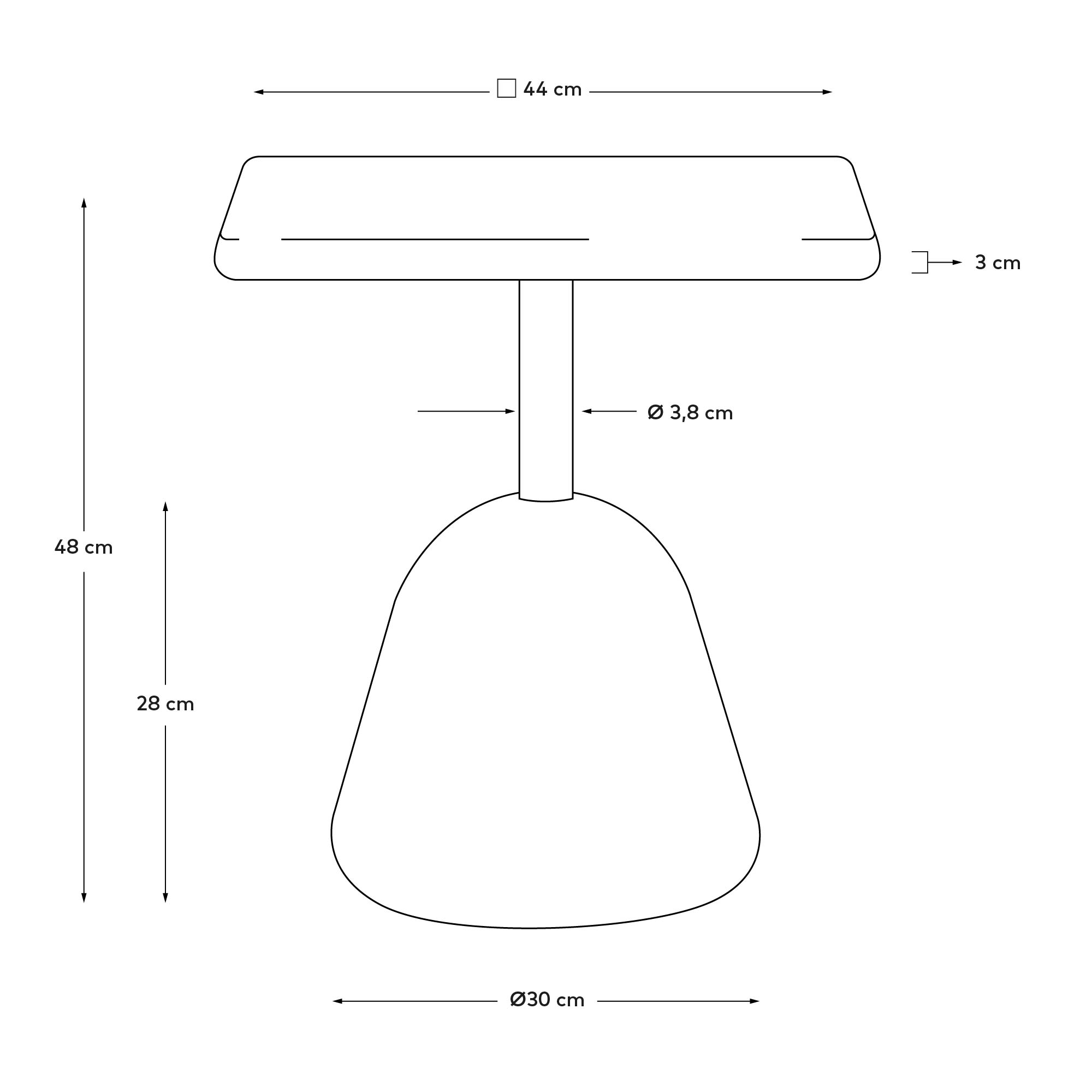 Журнальный столик Saura со столешницей и основанием из белой терраццо La Forma 198612