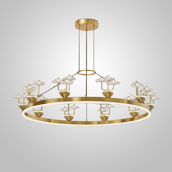 Подвесная люстра DOVRA D100 Brass by ImperiumLoft