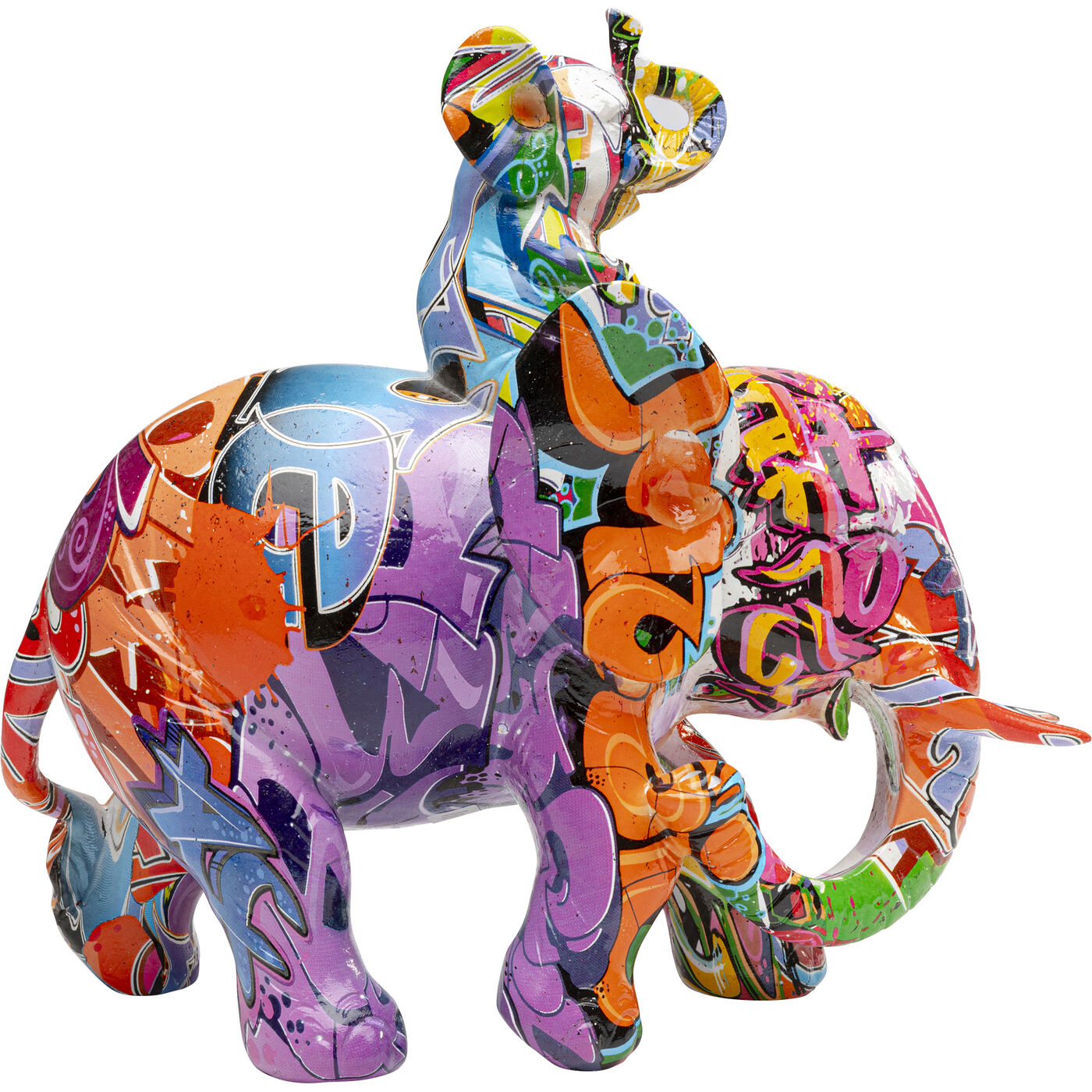 Фигура декоративная Elefant Dumbo Uno Graffiti KARE 57253