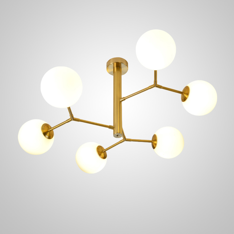 Подвесная люстра TWIGGY D80 Gold by ImperiumLoft