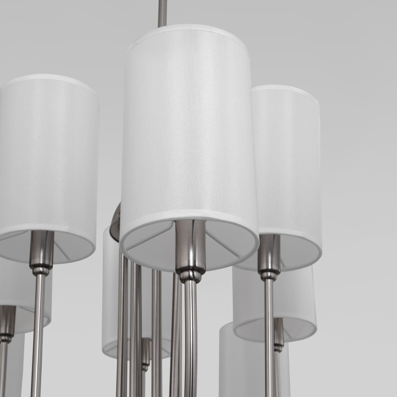 Подвесная люстра Eurosvet 60164/10 никель Smart