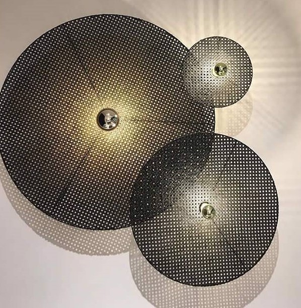 Бра Tan Tan A1053/10 см металл хром + 1125/60 см черный ротанг Aromas del Campo