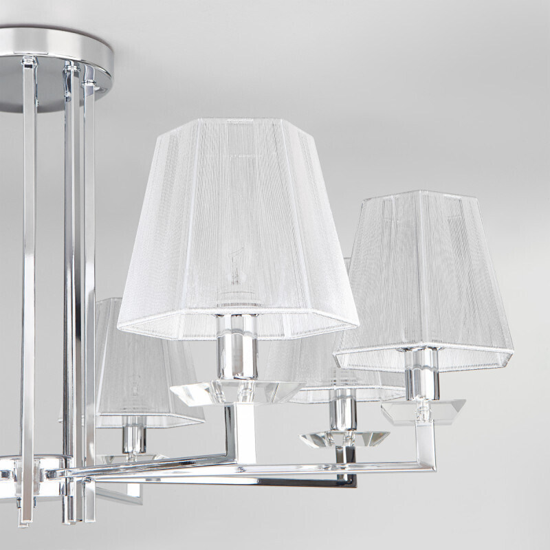 Люстра на штанге Eurosvet 60114/8 хром