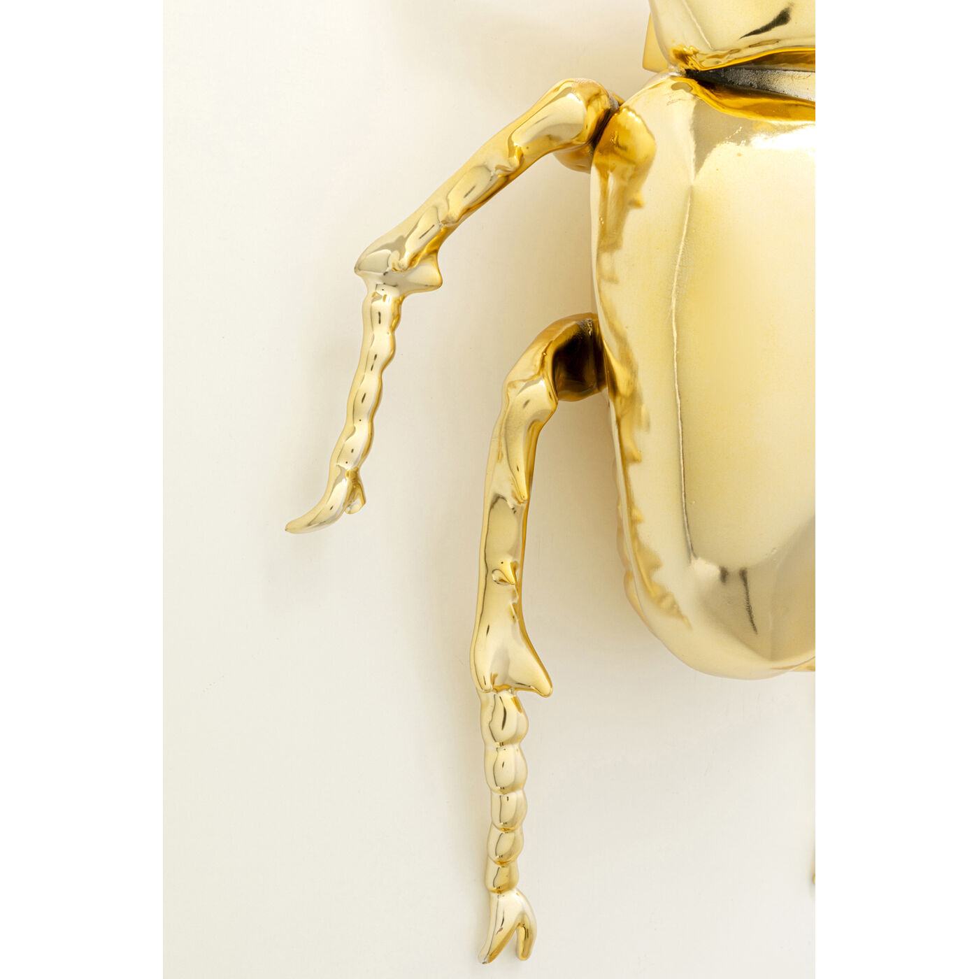 Украшение настенное Stag Beetle Gold 41cm KARE 57714