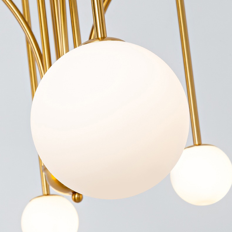 Потолочная люстра DAY L12 D130 Red by ImperiumLoft