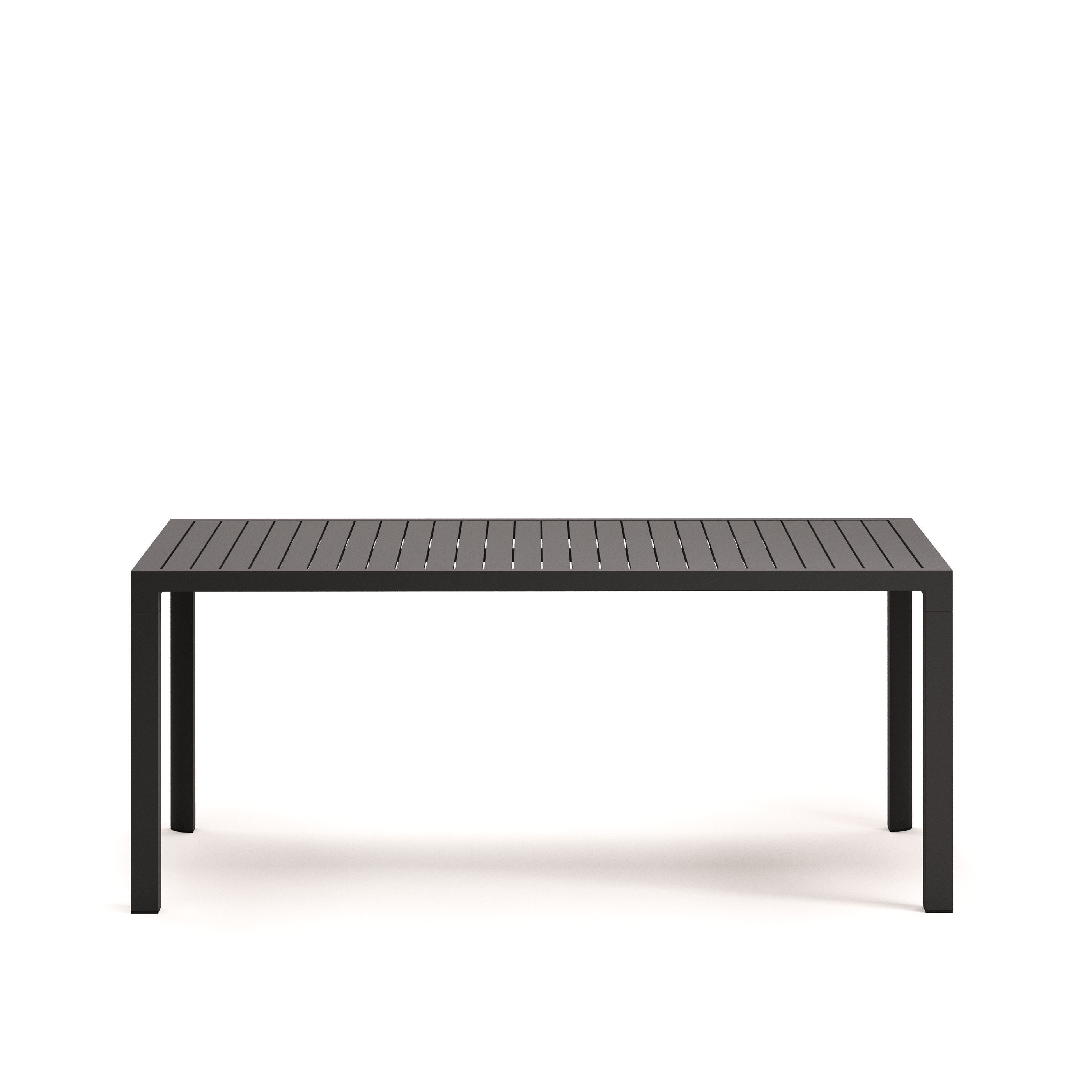 Culip Алюминиевый уличный стол с порошковым покрытием серого цвета 180 x 90 см La Forma (ex Julia Grup)