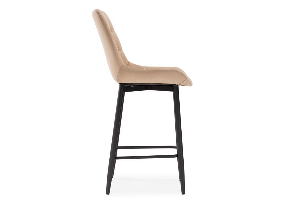 Барный стул Woodville Алст бежевый / черный 502117