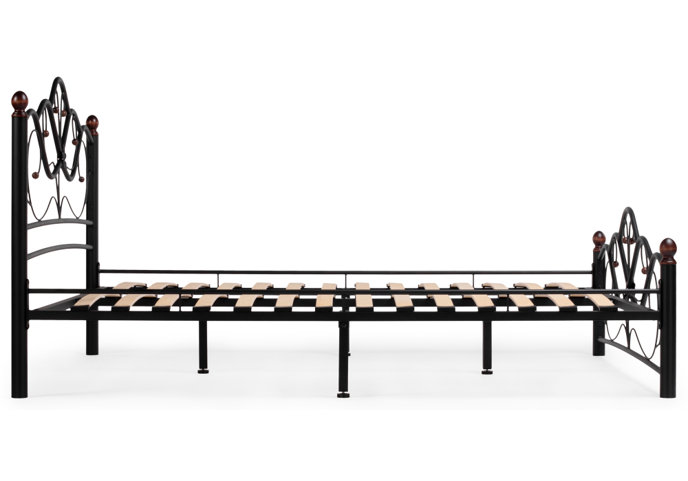 Кровать Woodville Виктори 2 160х200 черная 402992