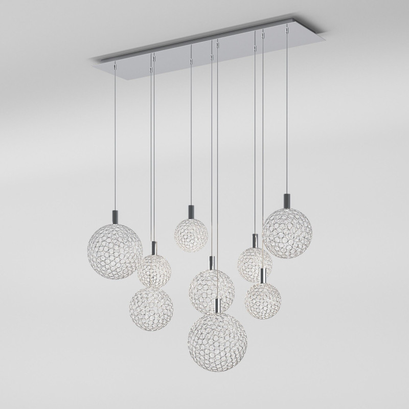 Подвесной светильник Eurosvet 90353/9 хром