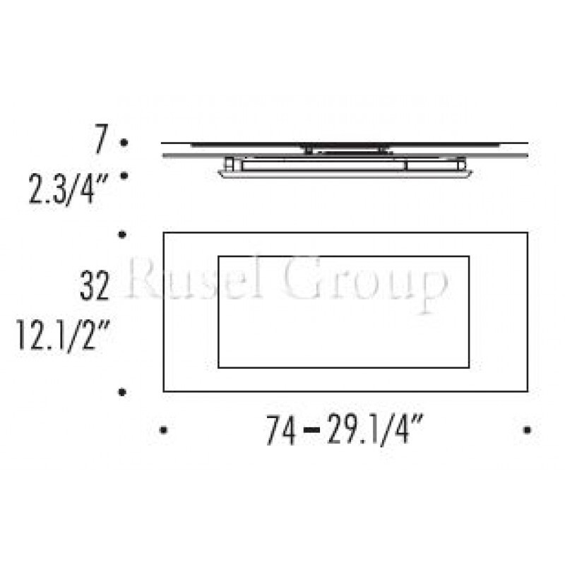 Настенный светильник LEUCOS LAGUNA P74 Platino