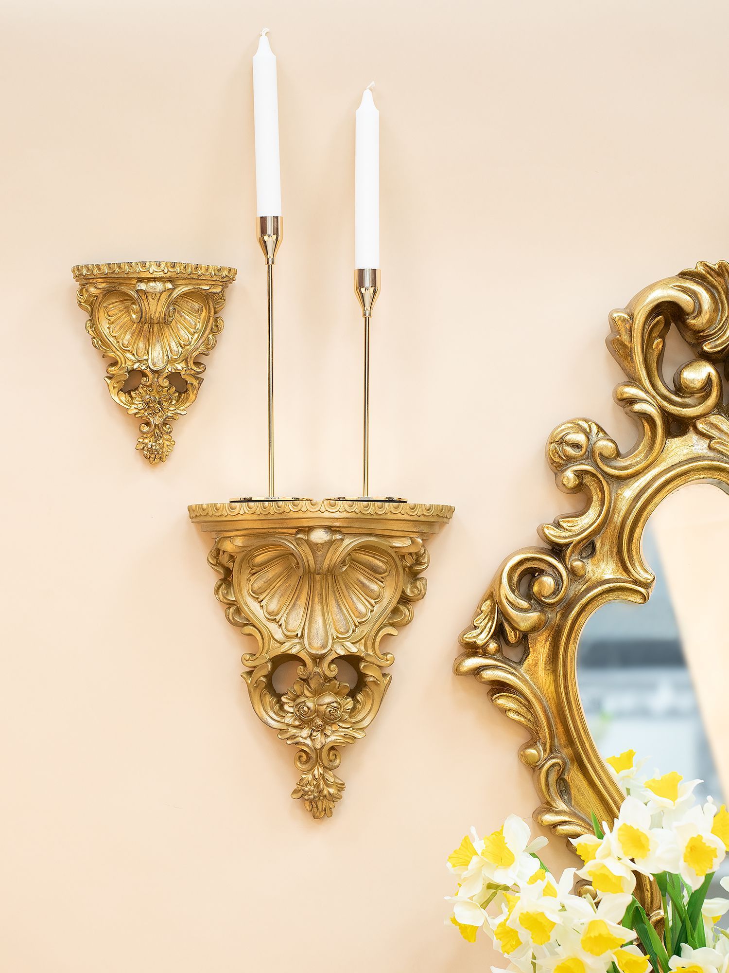 Консоль настенная, под старину Glasar 28-347