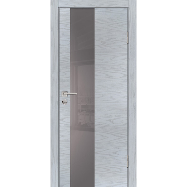 Межкомнатная дверь Graf P-6 серый лакобель Дуб скай серый (2000 х 600)