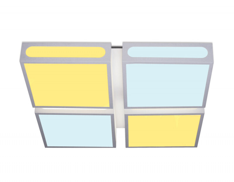 Накладной светильник Ambrella FS1888 WH/SD 144W 4200K D520*520