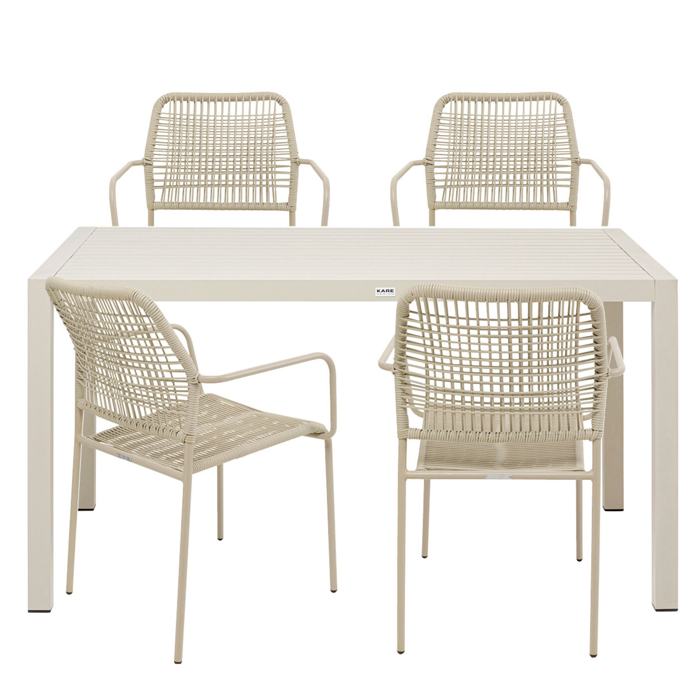 Комплект уличной мебели Madagascar Grey 5/Set KARE 47627