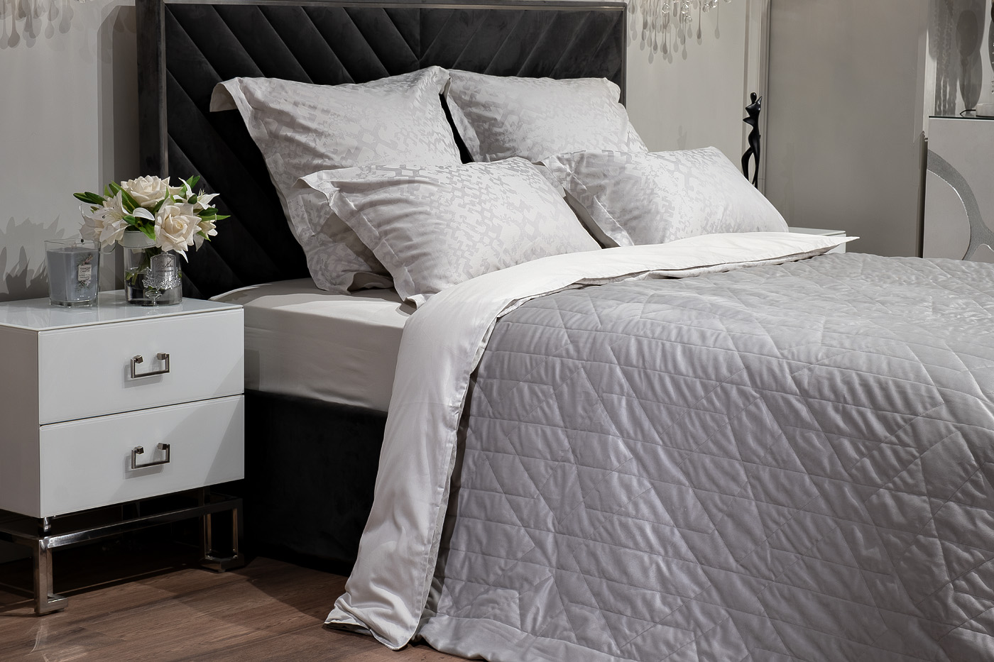 Покрывало Ромбо со стежкой Garda Decor 121GD-14610