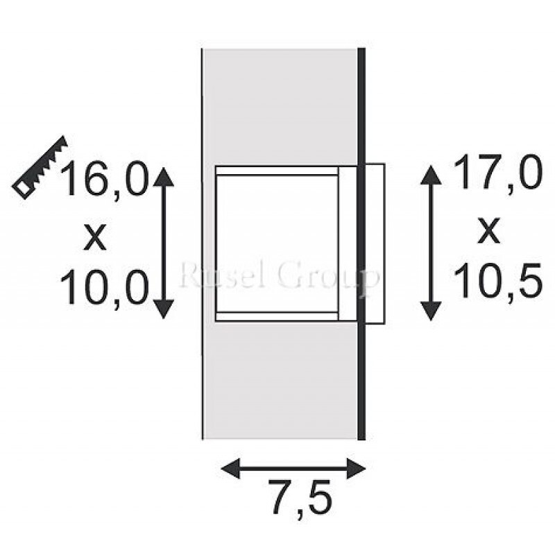 Уличный светильник SLV BRICK LED DOWNUNDER 229702