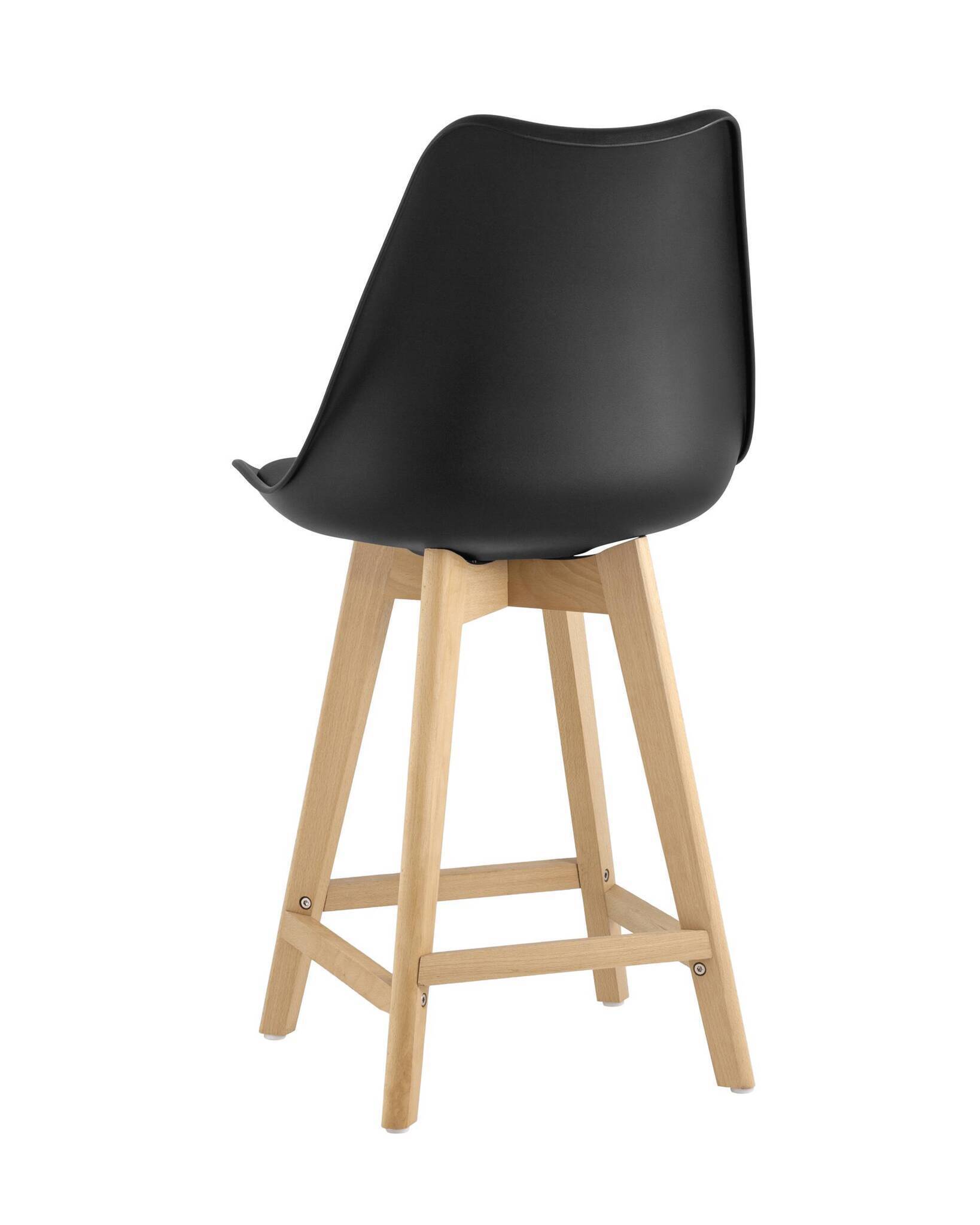 Стул полубарный FRANKFURT черный Stool Group