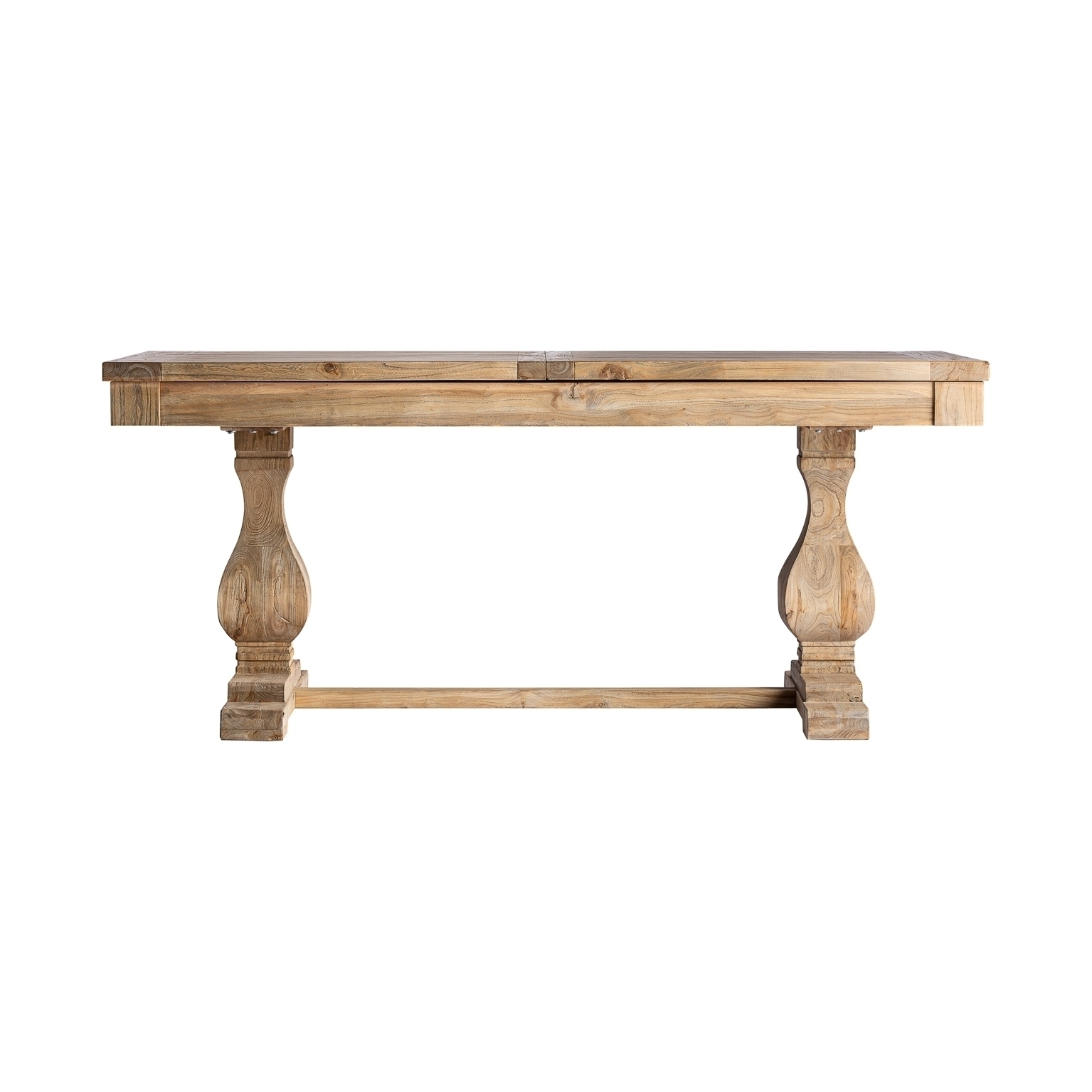 Прямоугольный раздвижной стол Berca натуральный цвет 180x90 Vical