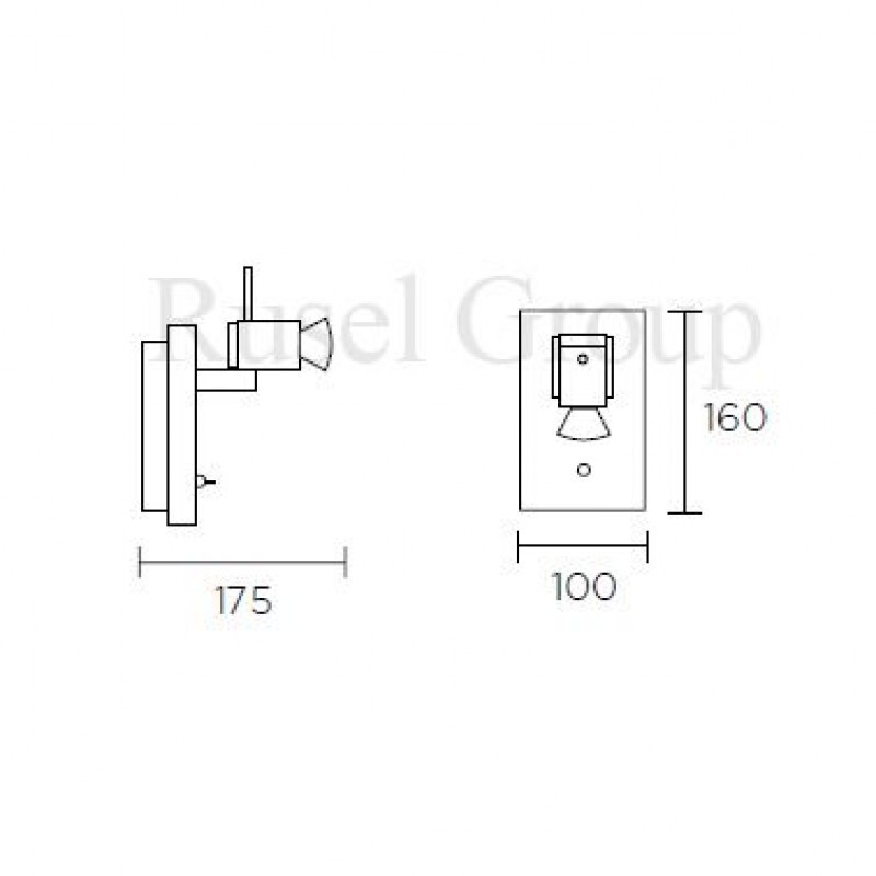 Настенный светильник Leds C4 WOOD AP
