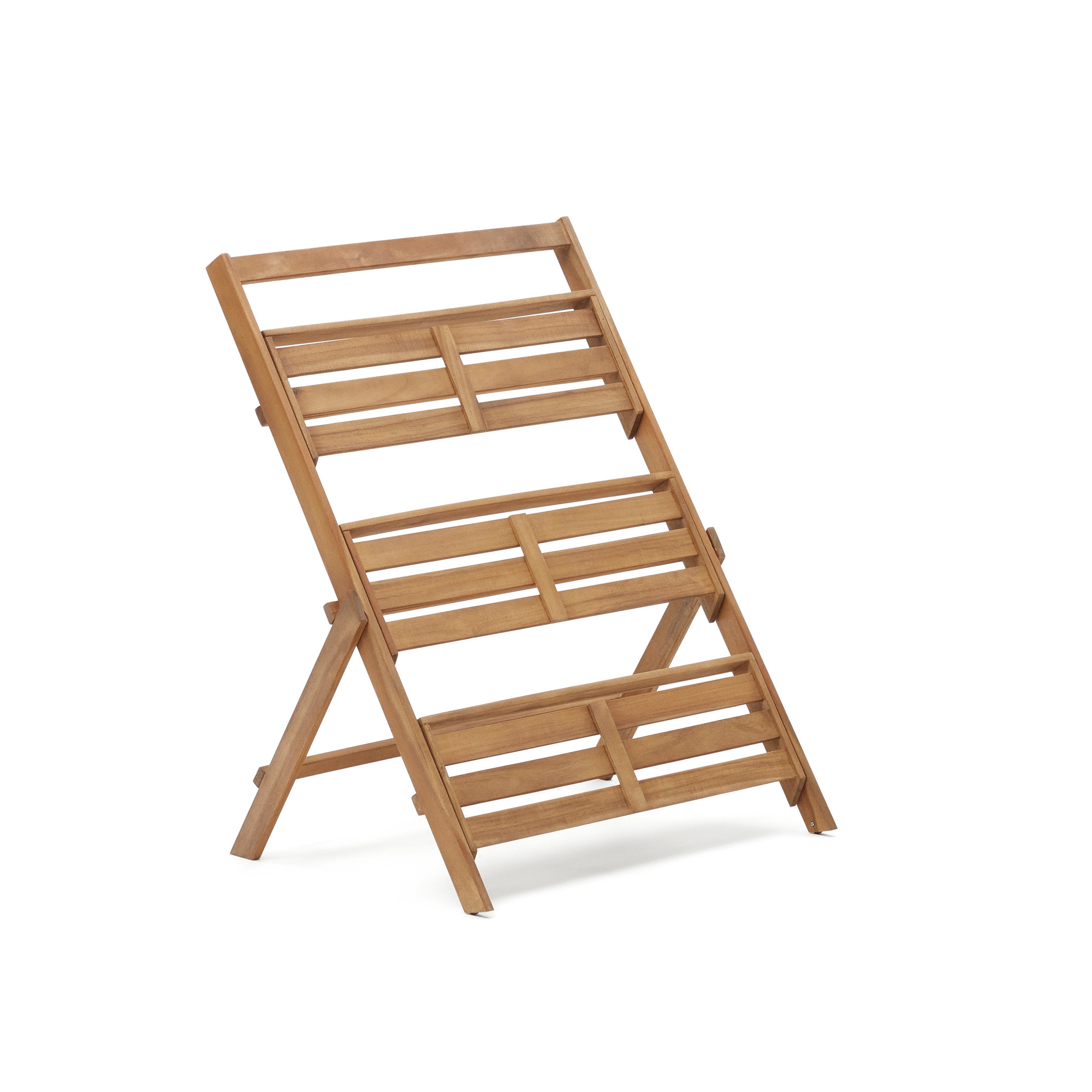 Victora Уличный стеллаж из массива акации 70 x 85 см La Forma (ex Julia Grup)