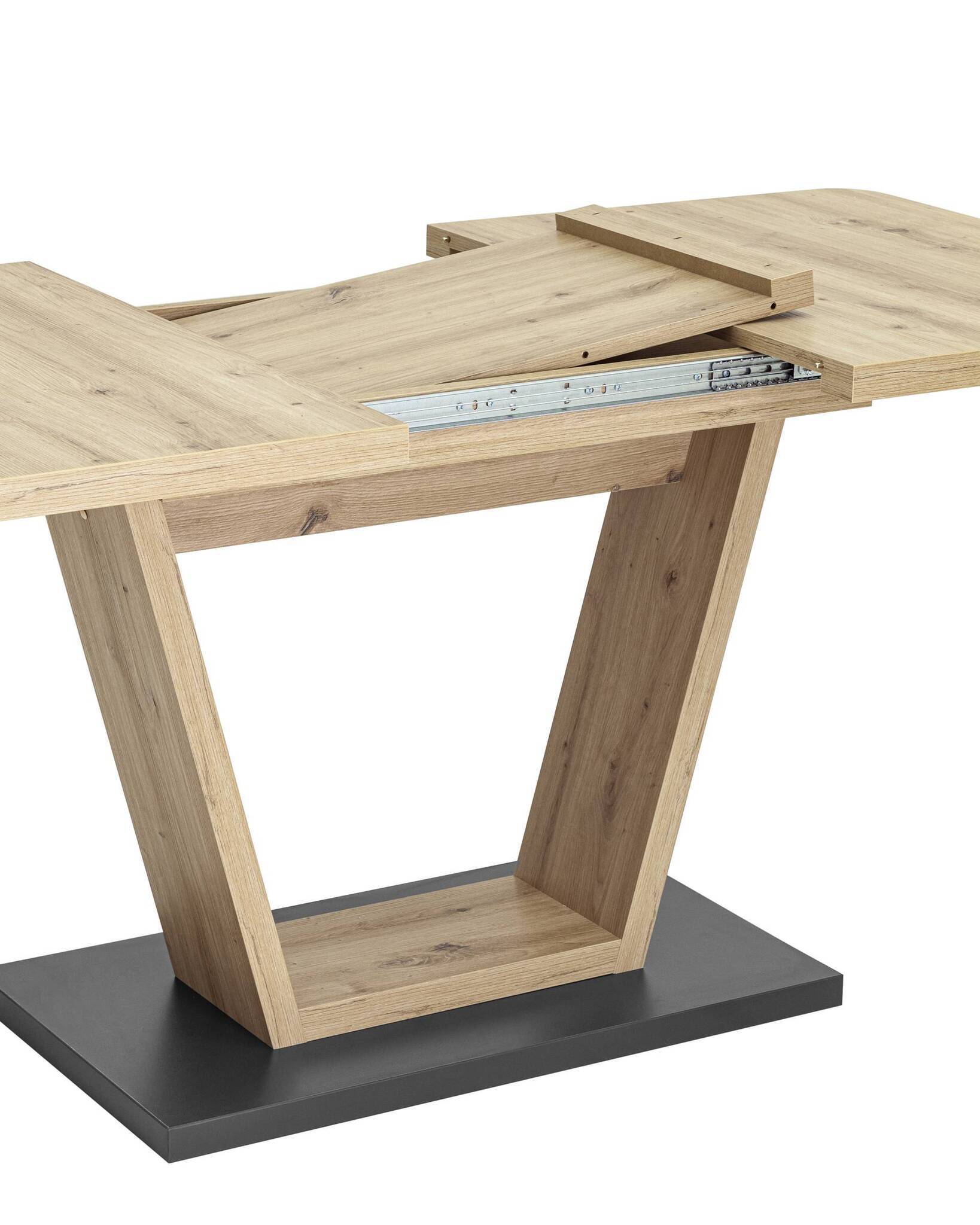 Стол Vector 120-160*80 дуб/графит Stool Group