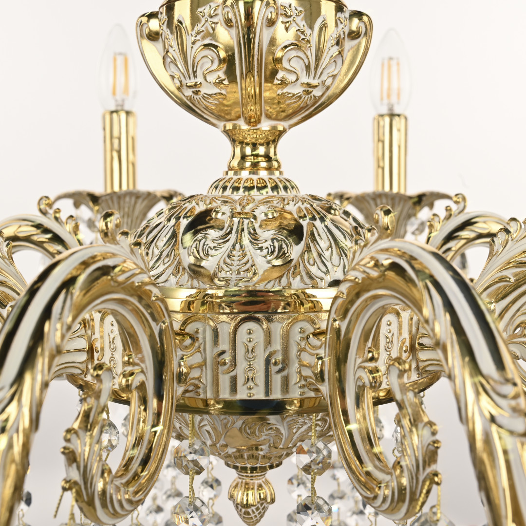Люстра с хрустальными подвесками AL79101/10/250 B GW Bohemia Ivele Crystal