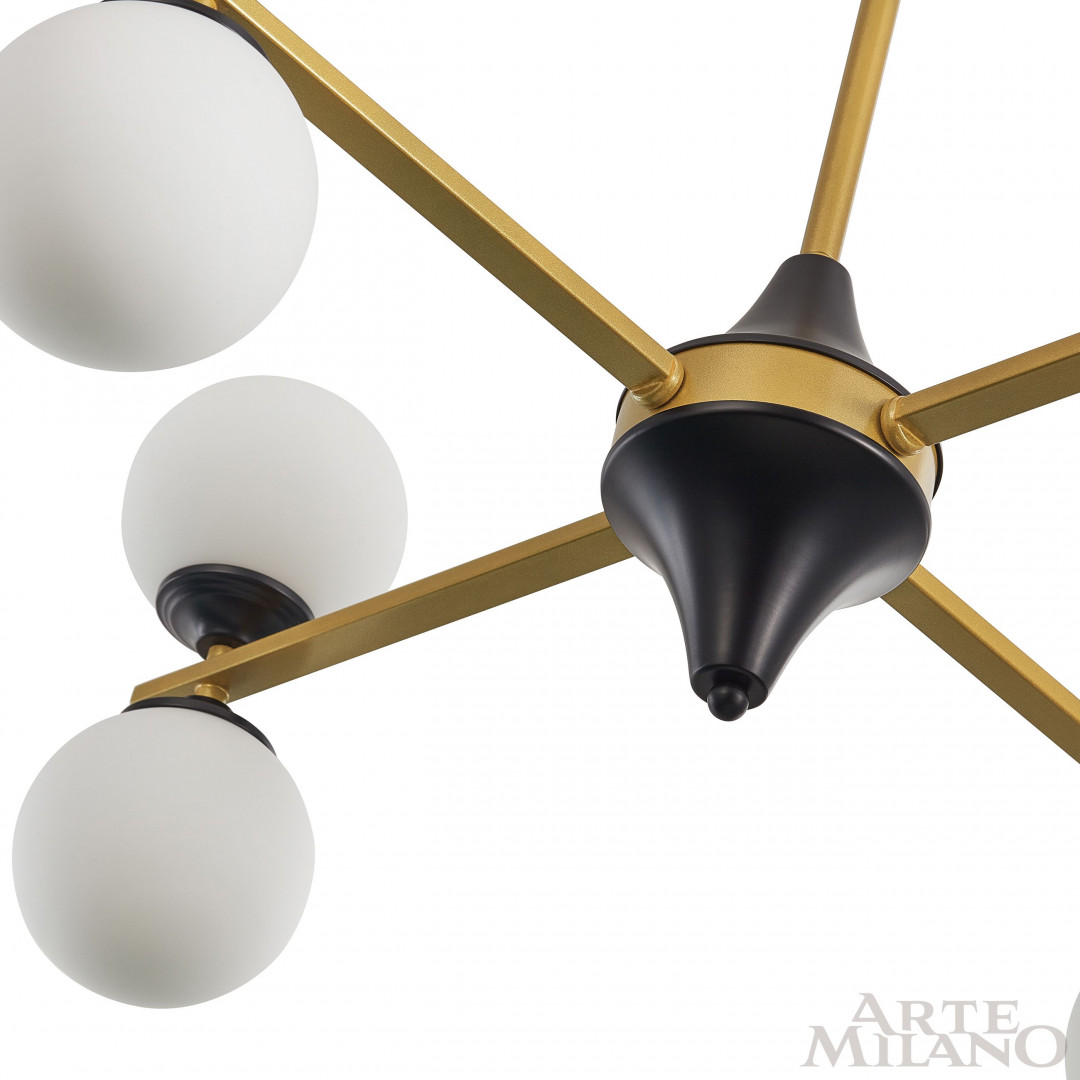 Люстра 271580/8 BK/GD Arte Milano