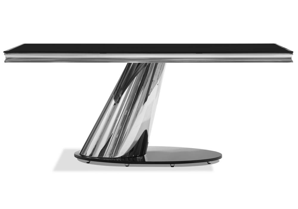 Стол стеклянный Woodville Kolonel черный 15307