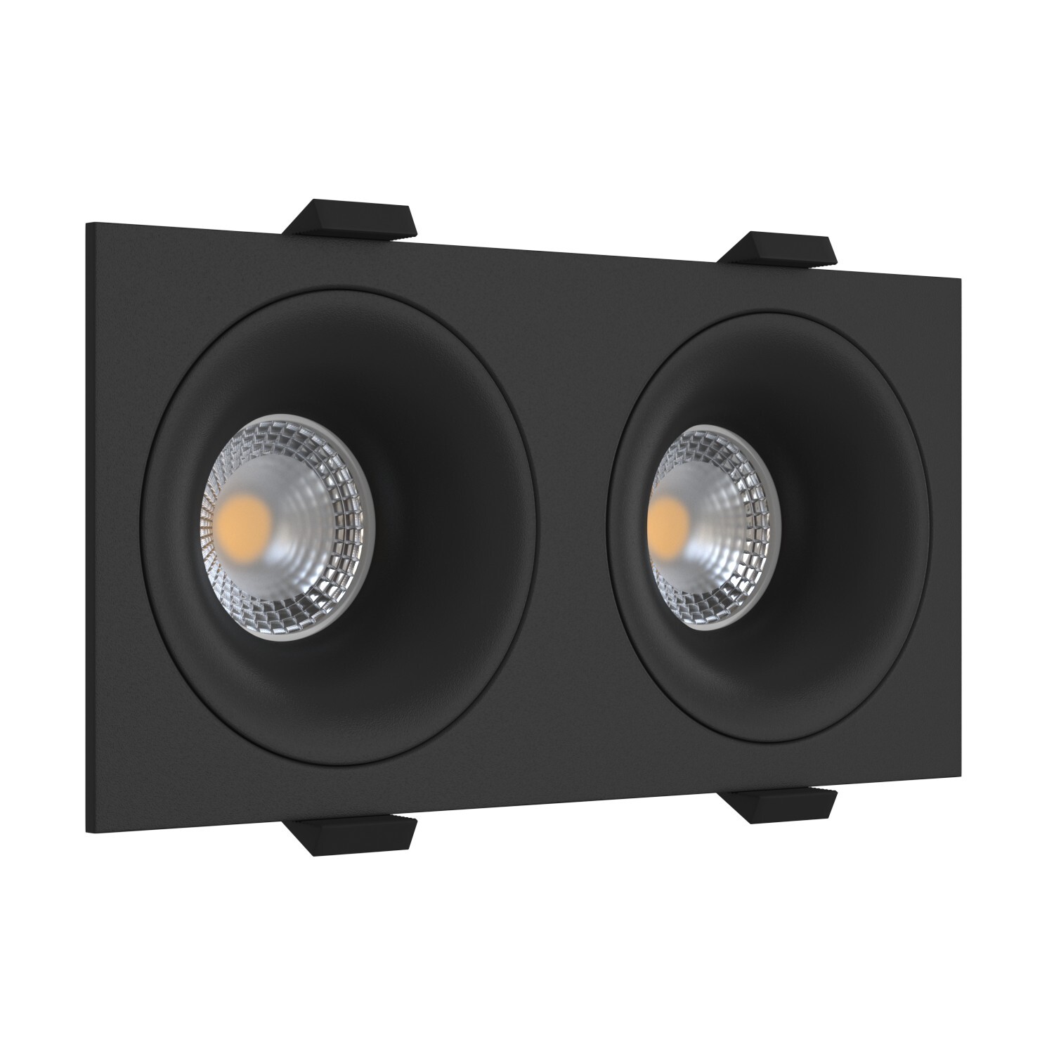 Встраиваемый светильник под сменную лампу Ledron MJ1003 SQ2 Black