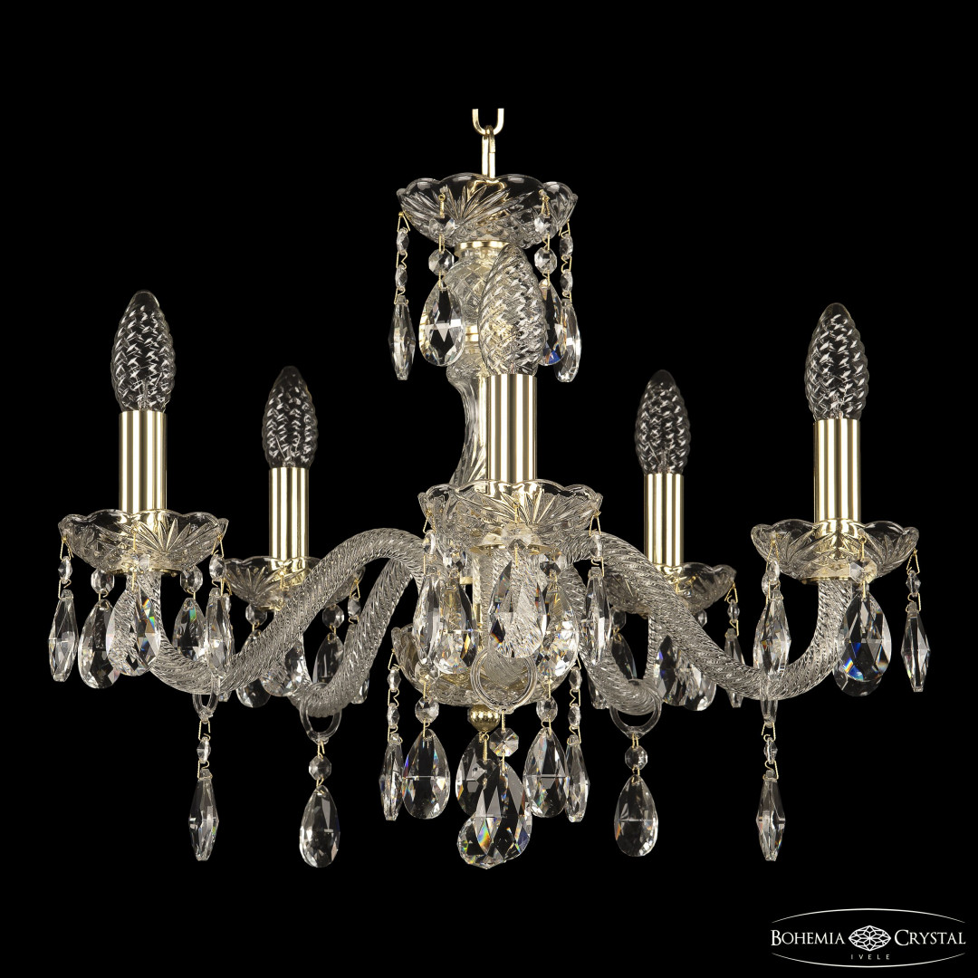 Люстра хрустальная 117/5/165 G Bohemia Ivele Crystal