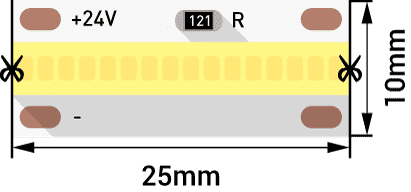 Лента светодиодная DesignLed DSG-FOB-640-24-NW-33