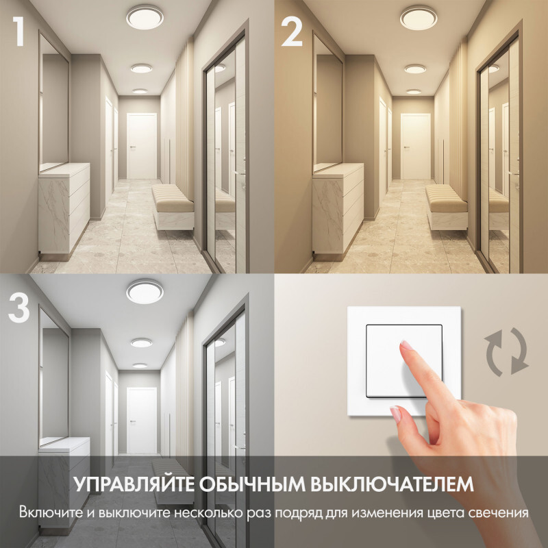 Накладной светильник Denkirs DK6516-WH