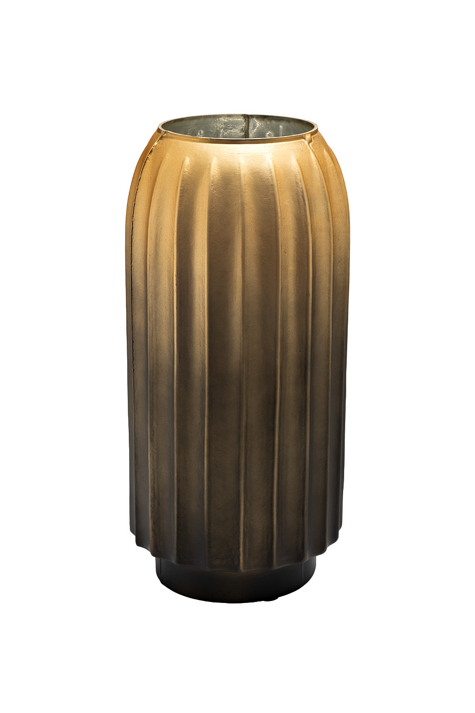 Ваза декоративная стеклянная золотая Garda Decor 71PN-52240